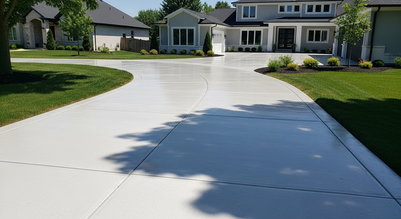 Professional driveway coating exterior - Sparks Coatings