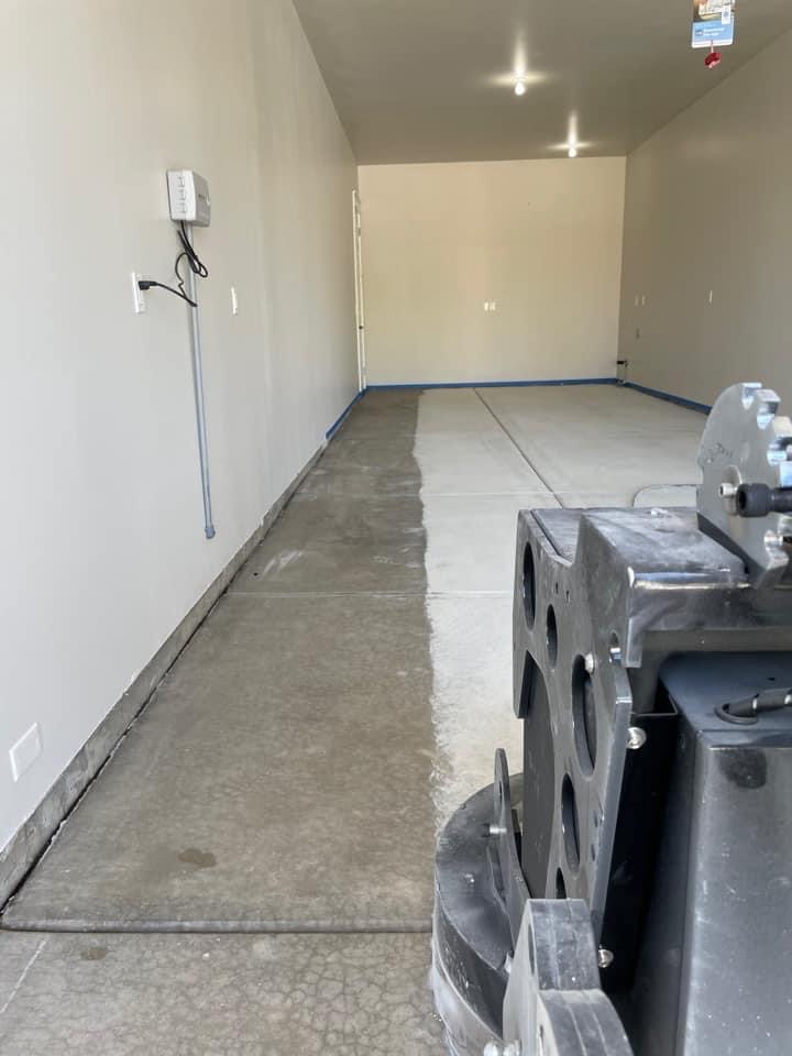 Before — Spalled Garage Resurfaced